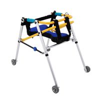 LIYONG Walker Child Walker Lower Limb Rehabilitation Walker Guide Four Wheel Children Walker (Style : Extra Large)