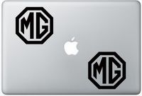 Mg Logo ArcDecals78600879 Set Of Two (2x) , Decal , Sticker , Laptop , Ipad , Car , Truck