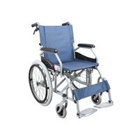 LBYMYB Portable Multi-Function Folding Wheelchair Elderly Disabled Trolley Wheelchair