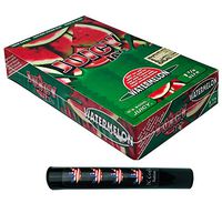 Herb Airtight Tube Pocket Protector with Juicy Jay's Watermelon 1.25 Flavored Hemp Rolling Papers 24 Count Box DC Crafts Nation- Flag Leaf