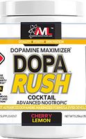 Advanced Molecular Labs - Dopa Rush Powder, Dopamine Maximizer, Increase Alertness, Focus, Energy & Clarity, Cherry Lemon, 5.29 oz (30 Servings)