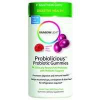 Rainbow Light Probiolicious Gummies, Natural Berry Flavor, 50 Count , Pack of 3