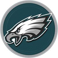 "Philadelphia Eagles Collection" 9" Round, Party Plates