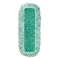 24quot; L Hygen Dust Microfiber Mop Head with Fringe Cut-End in Green