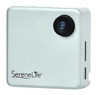 SereneLife Clip-on Wearable Camera 1080p Full HD with Built-in Wi-Fi, Ideal for Classroom to Record The Lecture, Sports, Jogging, Cycling, Hiking, Fishing, and Camping. (Gray)