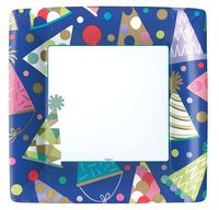 Paper Plates Dinner Size Paper Party Supplies Party Hats 10.75" Pack of 16