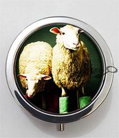 BlackKey Sheep 3-Compartment Decorative Pocket Gift Box Case Organizer for Pill, Color 1 -2173