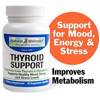 Natural Wellness Thyroid Support - 60 Capsules, 1 Month Supply