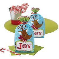 Candy Cane Joy Holiday Party Bags - 20 Pack