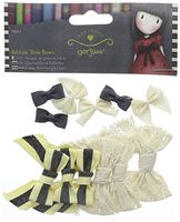 Simply Gorjuss Ribbon Trim Bows 12/Pkg-