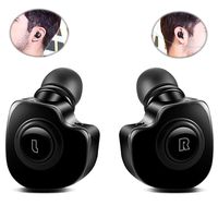 Bluetooth Earbuds True Wireless Earbuds 3D Stereo Sound Wireless Bluetooth Headphones Earphones Mini in-Ear Buds Cordless Headphones for iPhone X 8 Plus 7 Plus 6S 5S SE 5C Samsung Huawei LG Motorola