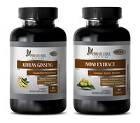 Energy Boost Capsules - Korean Ginseng – NONI Extract - Combo - red maca Extract - 2 Bottles (60+60 Capsules)