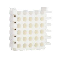 Cable Comb Tool 25-Hole Cable Dresser, Bundler and Organizing Tool for Data Center, Server Rooms and Machine Room Wire Management and Organizer (5 holes x 5 rows, White)