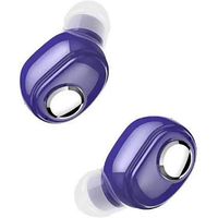 LJHHH TWS Bluetooth Headset,Bluetooth 5.0 Headphones Stereo Noise Cancelling Bluetooth True Wireless Earphones Mini Wireless Bluetooth Headset,Purple