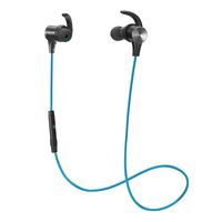 TaoTronics Bluetooth Headphones [2019 Upgrade] Wireless 5.0 Magnetic Earbuds Snug Fit for Sports with CVC 8.0 Built in Mic TT-BH07 (IPX6 Waterproof, aptX Stereo, 9 Hours Playtime) Blue
