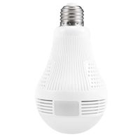 Full HD Home WiFi Light Bulb Camera 360 Degree Panoramic Wireless Security IP Camera for Home Baby Pet Camera Night Vision Motion Detection Camera