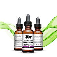 Bubble Gum Flavored Amish Made Hemp Oil, 2500 mg Flavor You can Taste! (Bubble Gum)