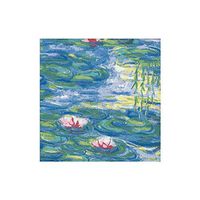 Caspari Nympheas Paper Cocktail Napkins, 20 Per Package