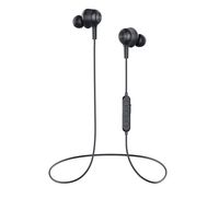 Wireless Earbuds Headphones Bluetooth v5.0 Earbuds Stereo BASS Wireless Earbuds,Magnetic Bluetooth Earphones, IPX6 Water-Resistance & 8Hrs Playtime and Headphones with Mic for Running (Black)