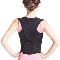 ZSZBACE Posture Corrector Clavicle and Shoulder Support Back Brace, Fully Adjustable for Men and Women (XL)