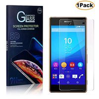 Sony Xperia Z4 Ultra Thin Tempered Glass Screen Protector, CUSKING Anti Fingerprint Screen Protector Glass for Sony Xperia Z4, Bubble Free, 1 Pack