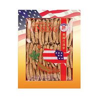 SKU #0105-8, Hsu's Ginseng Long Small #2 Cultivated American Ginseng Roots (8 oz = 227 gm/Box), 0105-8, 0105.8