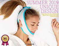 New 2019 Sleep Lab's Best Anti Snoring Chin Strap, Soft, Breathable Material, Voted Best Snore Strap in North America, Anti Snoring Devices, Anti-Snore Strip, Sleep Aid for Men, Women and Cpap Users