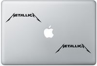 Metallica ArcDecals78602311 Set Of Two (2x) , Decal , Sticker , Laptop , Ipad , Car , Truck