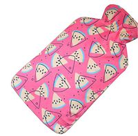 Safe Hot Therapies Warm Hands PVC Hot Water Bottle with Detachable Cloth Cover 1.8 Litre(Red)