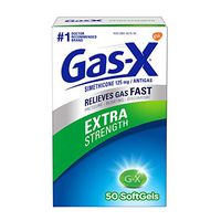 Gas-X Softgels Extra Strength - 50 Capsules, Pack of 2