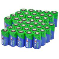 3V CR123A 123A CR17345 1500mah Lithium Batteries 50 Pcs