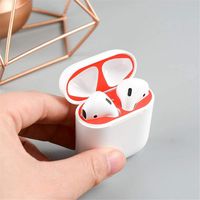 Coaste Wireless Bluetooth Headset Stickers Film, for Apple AirPods Dust Stickers Inside Cover, Protective Film for Stickers for Apple Airpods Protective Sticker, 5 Color to Choose