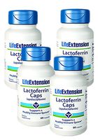 Life Extension Lactoferrin (apolactoferrin) Caps, 60 Capsules - Discount 4-Pak
