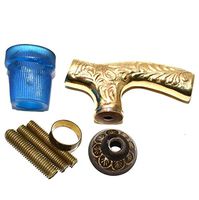 Eve.Store Men Derby Cane Walnut Maple, Solid Brass Handle -Affordable Gift! Item