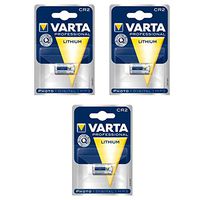 Fresh 3X Varta CR2 3V Photo Lithium Batteries Fast USA Ship