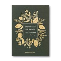 “Great things are made of little things.” Planner Stickers by Compendium — Organize your day and keep track of what matters with these beautiful and stylish stickers.