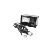 Accessories Unlimited AUSWR Mini SWR Meter, Three Feet of Coaxial JUmper with PL259 Ends Included, 10-Watts Power, Tune Up Your System Anytime, Covers 26-30 MHz Range