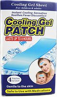 4pc Ice Sheet Hydrogel Cool Fever Plaster 5x12CM Ice Cooling Gel Patch For Fever Adult Children