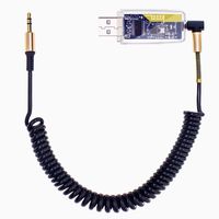 Bluetooth Adapter Audio Receiver for Car Kit Home Hi-fi System Wireless 3.5mm Aux Stereo Music Streaming with Cell Phone Hands Free Calling Microphone