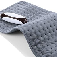 Heating Pad for Back Neck Shoulder Cramps Pain Relief Hot Heated Pad Size 12" x 24" Soft Touch Washable Fast Heating 5 Temperature Settings with Auto Shut Off
