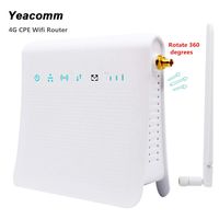 4G LTE WiFi Router, Wireless 4G CPE Home Office 3G 4G Router,150Mbps CAT4 Mobile WiFi Hotspot with SIM Card Slot-with External Antenna B2 B4 B5 US Version