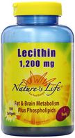 Nature's Life Lecithin Softgels, 1200 Mg, 100 Count