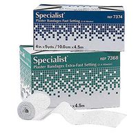 BSN Specialist Plaster of Paris Bandages, Extra Fast, Green, 5" x 5 yds, 12/bx