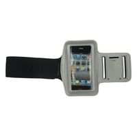 Premium Silver Running Sports GYM Armband Case Cover with a Small Pocket Compatible with Iphone 3/3gs/4/4g/4s/apple Ipod Touch