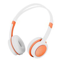 fosa Kids Headphones for Boys Girls, 85dB Wired On-Ear Headphones Built-in Automatic Volume Limiter for Children Children/Teens/Toddler/School/Kindle, Wonderful Gift(Orange)