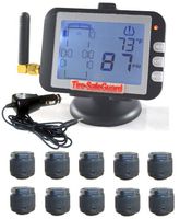 10 Tire RV Cap Sensor Tire Pressure Monitoring System (TPMS)