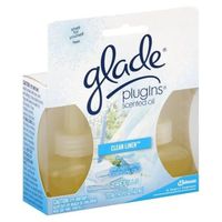 Glade Plug in Scented Oil, Clean Linen Refill Twin Pack, 1.42-Ounce Boxes (Pack of 6)