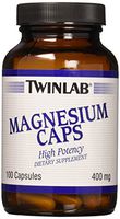 TwinLab - Magnesium Caps, 400 mg, 100 Capsules