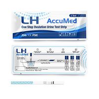 AccuMed Ovulation (LH) Test Strips Kit, Clear and Accurate Results, 99% Accurate, 100 Count
