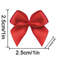 20 Color Pre-Tied Red Satin Gift Bows (Pack of 50)